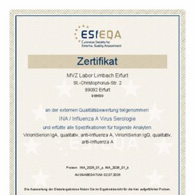 Influenza A Serologie