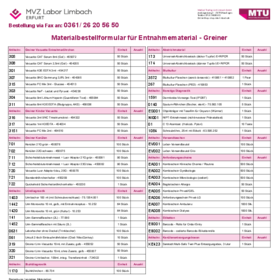 MTU Erfurt Bestellschein Greiner