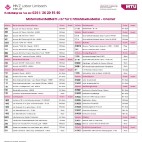 Bestellschein MTU Erfurt Greiner