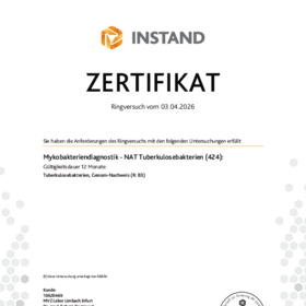 Mykobakteriendiagnostik - NAT Tuberkulosebakterien (424)