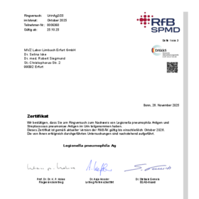Legionella pneumophilia Ag im Urin 