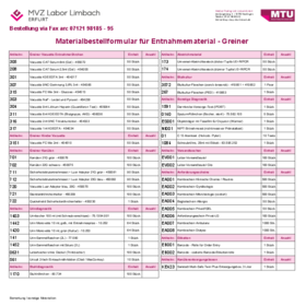 MTU Erfurt Bestellschein Greiner
