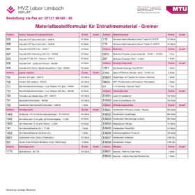MTU Erfurt Bestellschein Greiner