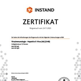 Virusimmunologie - Hepatitis-E-Virus (Ak) (348)