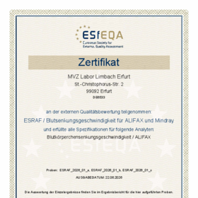 Blutsenkungsgeschwindigkeit
