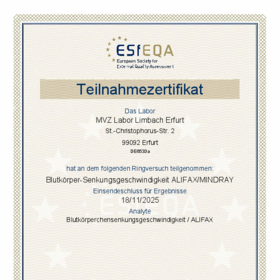 Blutsenkungsgeschwindigkeit